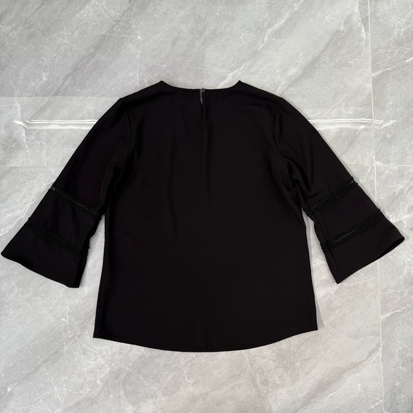 Women’s Calvin Klein Bell Long Sleeve Top With Crochet Medium - Picture 9 of 16